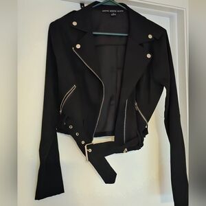 HYFVE Black Moto Jacket Small